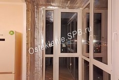 Замена холодного фасадного остекления на теплое в спб. Утепление балконов и лоджии в спб. Osteklenie.spb.ru  (15)
