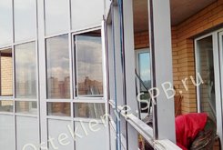 Замена холодного фасадного остекления на теплое в спб. Утепление балконов и лоджии в спб. Osteklenie.spb.ru  (17)