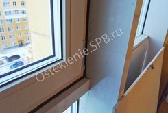 Замена холодного фасадного остекления на теплое в спб. Утепление балконов и лоджии в спб. Osteklenie.spb.ru  (49)