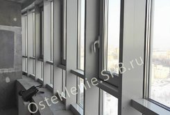 Замена холодного фасадного остекления на теплое в спб. Утепление балконов и лоджии в спб. Osteklenie.spb.ru  (4)