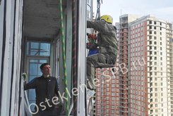  Замена холодного фасадного остекления на теплое в Спб.Утепление балконов и лоджий в Спб.Osteklenie.spb (7)