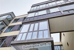 Замена остекления балконов на теплое в Спб (56)